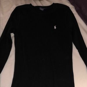Black Knit Ralph Lauren Shirt